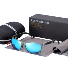 Load image into Gallery viewer, Aluminum Polarized Sunglasses Men Polarized Sun Glasses Square Eyewear For Men And Boys With UV400 Protection