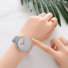Load image into Gallery viewer, Modern Women Watch Gray Contrast Quartz Watch For Watch Lovers Unisex Casual Modern Style