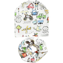 Load image into Gallery viewer, Modern Cartoon Cotton Baby Hat Winter Baby Girls Hat Newborn Boys Hats Kids Cap Scarf Set Children Beanies For Kids With Scarf