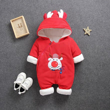 Load image into Gallery viewer, Baby Newborn Jumpsuit Snowsuit Warm Romper Cotton Jackets for baby Girl & boy In Modern Desgn