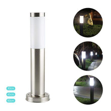 Load image into Gallery viewer, Solar Luxury LED Stainless Steel Lamp For Yard Garden Pathway Doorway Lawn Courtyard Outdoor Luxury Lamp