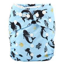 Load image into Gallery viewer, Baby Pocket Cloth Diaper Nappy Reusable Adjustable Washable No Inserts Nappie For Baby In Modern Printed Style