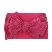 Load image into Gallery viewer, Modern Bowknot Baby Headband Elastic Turban Baby Girl Headbands Baby Girls Bow