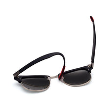 Load image into Gallery viewer, Popular Retro New Polarized Men's Sunglasses UV400 Square Half Metal Frame Ladies Sunglasses Brand Design Glasses Driving Sunglasses