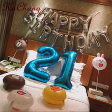 Load image into Gallery viewer, NEW Big Modern 32inch Luxury Number Foil Helium Balloons For Birthday Party and Celebrations Modern Decoration