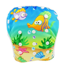 Load image into Gallery viewer, Baby Swimming Waterproof Adjustable Reusable Washable Cloth Pool Pant Diaper Cover