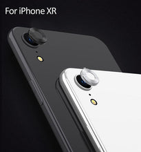 Load image into Gallery viewer, Camera Cover Anti-Scratch Tempered Glass Film For iPhone XR Camera Lens Protector Ring Plating Aluminum For iPhone XR Camera Case Cover Ring Protection