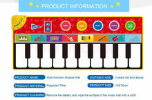 Load image into Gallery viewer, Children Musical Toys Crawling Piano Carpet Educational Toy Kids Baby Touch Play Game Mats Gift For Kids