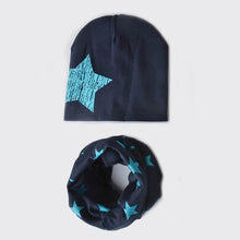 Load image into Gallery viewer, Modern Baby Boys & Girls Hat Scarf Set Beanie Boys Caps with Scarf for Kids In elegant Modern Design