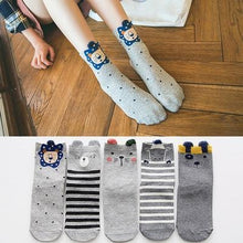 Load image into Gallery viewer, 5pairs 100% Cotton Unisex Baby Socks for Girls&boys Children Soft Winter Cute Cartoon Socks Set For Baby