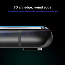 Load image into Gallery viewer, 10D Curved Edge Aluminum Alloy Tempered Glass for iPhone X XS MAX 11 12 Pro Max mini 6 6S 7 8 Plus Full Cover Screen Protector Titanium Alloy Metal Edge Full Coverage Front Tempered Glass Screen Protector for iPhone