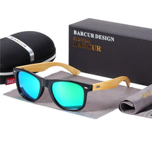 Load image into Gallery viewer, Natural Handmade Polarized Bamboo Classic Sunglasses for Men and Woman Wooden Sunglasses Oculos de sol masculino With UV400 Protection for eye