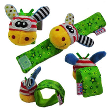 Load image into Gallery viewer, Soft Plush Baby Animal Hand Bells Baby Rattle Toys Newborn Gift Animal Style Hand Bell Rattle For Baby Kids