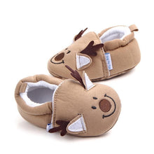 Load image into Gallery viewer, Newborn Baby First Walker Girls Boy Shoes Cartoon Animals Cotton Shoe Toddler Soft Sole Anti-slip Infant Shoes