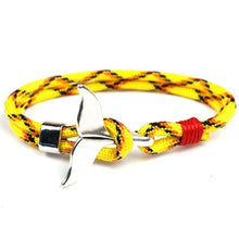 Load image into Gallery viewer, Fashion Whale Tail Bracelets For Men And Women Charm Survival Rope Chain Bracelet Male Wrap Metal Hooks