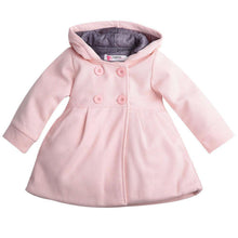 Load image into Gallery viewer, NEW 2020 Modern Toddler Baby Girls Warm Fall Coat Hooded Newborn Infant Girls Cute Princess Jacket Long Sleeve In Elegant Design