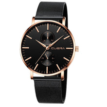Load image into Gallery viewer, Luxury Unisex Classic Casual Metal Watch Stain Steall Watch Waterproof Watch In Elegant Luxury Modern Style