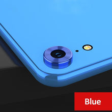 Load image into Gallery viewer, Camera Cover Anti-Scratch Tempered Glass Film For iPhone XR Camera Lens Protector Ring Plating Aluminum For iPhone XR Camera Case Cover Ring Protection