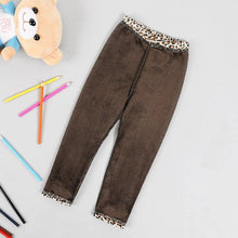 Load image into Gallery viewer, Baby Girls Leggings Thick Warm Dot Pants Kid Girl Leopard Plus Pants Children Vintage Flowers Trousers For Girls Kids