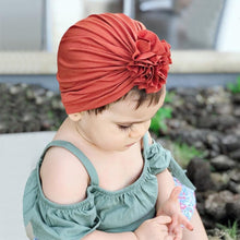 Load image into Gallery viewer, New Fashion Elegant Flower Baby Hat Newborn Elastic Baby Turban Hats for Girls In Modern Design