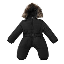 Load image into Gallery viewer, Winter Clothes For Infant Baby Hooded Warm Thick Snowsuit Jumpsuit Romper for Boys and Girls Style