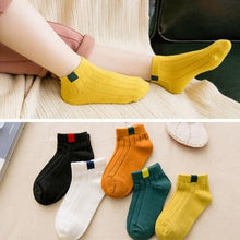 Load image into Gallery viewer, 5 Pairs Kids Socks Striped Sock for Children Fashion Sports Elastic Socks Spring Autumn Summer Breathable Soft Socks For Kids