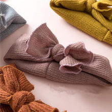 Load image into Gallery viewer, Modern Headbands Knitted Newborn Baby Bows Head Warm Headband Infant Toddler Hair Bow for Girls Kids