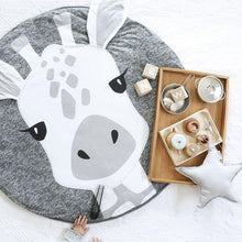 Load image into Gallery viewer, Luxury Mdoern Cartoon Animals Baby Play Mat Foldable Kids Crawling Pad Round Carpet Rug Toys Cotton Children Room Decor Photo Props Carpet For Kids
