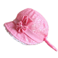 Load image into Gallery viewer, Baby Girl Summer Outdoor Beach Floral Lovely Lace Princess Bucket Sun Hat For Girls