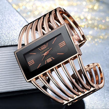 Load image into Gallery viewer, Elegant Womens Watch Luxury Fashion Rose Gold Bangle Bracelet Watch Women Dress Clock Female Lady Saati Girls Wristwatch For Women and Girls