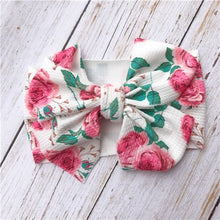 Load image into Gallery viewer, Infant Nylon Print Fabric Headband Baby Girl Headbands for Girls Bows Baby Turban Headwrap Newborn Hairband For Girls