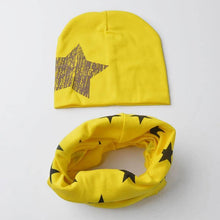 Load image into Gallery viewer, Modern Baby Boys & Girls Hat Scarf Set Beanie Boys Caps with Scarf for Kids In elegant Modern Design