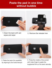 Load image into Gallery viewer, Back 9H Tempered Glass For iPhone 14 Plus 13 12 mini 11 Pro X XR XS Max Rear Screen Protector Protective Film Gold Black White Anti Scratch Edge to Edge Coverage Back Glass for iPhone