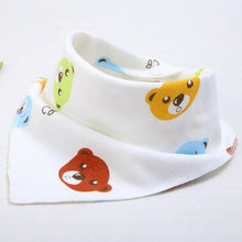 Load image into Gallery viewer, Baby Bibs Cute Cartoon Pattern bib Burp Cloths Saliva Towel Cotton Infant Burp Cloths Bib For Kids