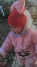 Load image into Gallery viewer, Modern Luxury Toddler Kids Children's Hat Cap With Dots Baby Cotton Colorful Big Large Bow And Scarf fork Kids