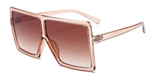 Load image into Gallery viewer, Oversized Luxury Trend New Woman Sunglasses With Black Fashion Square Glasses And Big Frame Sunglasses In Modern Glasses Famous Style
