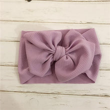 Load image into Gallery viewer, Bog Bow Infant Headband Newborn Toddler Baby Girl Boy Headwear Solid Bowknot Soft Turban Knot Hairband For Girls