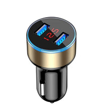 Load image into Gallery viewer, 3.1A Dual USB Car Charger With LED Display Universal Mobile Phone Car-Charger Useful Gadgets For Drivers