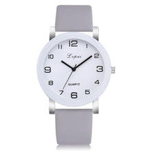 Load image into Gallery viewer, Woman's Watch Fashion Simple White Quartz Wristwatches Sport Leather Band Casual Ladies Watches For Women and Girls