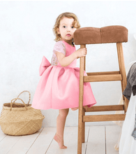 Load image into Gallery viewer, Luxury Modern Elegant Baby Girl Tops Bow Dresses Lace Ball Gown Tutu Party Dress Sundress Baby Girls Princess Clothing Style