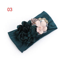 Load image into Gallery viewer, Baby Bow Hairband Elastic Headband Cute 3D Flower Stretch Turban Flower Head Wrap Princess Hair Accessories Bow For Baby