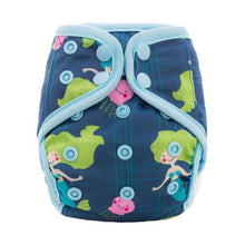 Load image into Gallery viewer, Newborn Pocket Diaper Cloth Diapers Bamboo Charcoal Inner Waterproof PUL Outer Double Gussets Nappies for Baby