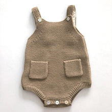 Load image into Gallery viewer, Baby Girl Knitted Clothes Rompers Jumpsuit Cotton Infant Baby Girl Romper In Retro Style For Girls
