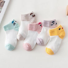 Load image into Gallery viewer, 5 Pairs Kids Socks Striped Sock for Children Fashion Sports Elastic Socks Spring Autumn Summer Breathable Soft Socks For Kids