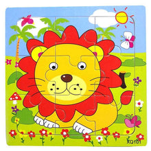 Load image into Gallery viewer, 1 Pcs Animal Wooden Puzzles For Children In Wooden 3D Mosaic Puzzles Kids Educational Toys Design For Baby Birthday Gifts