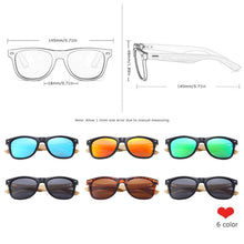 Load image into Gallery viewer, Natural Handmade Polarized Bamboo Classic Sunglasses for Men and Woman Wooden Sunglasses Oculos de sol masculino With UV400 Protection for eye