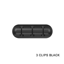 Load image into Gallery viewer, Cable Holder Silicone Cable Organizer Flexible USB Management Clips Holder For Mouse Keyboard Earphone Headset