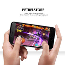 Load image into Gallery viewer, Frosted Matte Glass On iPhone 5 5s 5c SE X XS Max XR Tempered Glass 9H Hardness iPhone 6 6s 7 8 Plus Protective Glass Cover Case Tempered Glass Film Case-Friendly HD Clear Glass Protector for iPhone