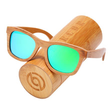 Load image into Gallery viewer, Handmade Bamboo Wood Luxury Retro Men and Women Polarized Sunglasses Beach Wooden Glasses Oculos de sol With UV400 Protection l