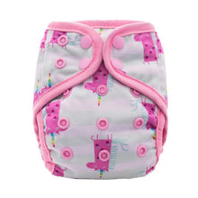 Load image into Gallery viewer, Newborn Pocket Diaper Cloth Diapers Bamboo Charcoal Inner Waterproof PUL Outer Double Gussets Nappies for Baby